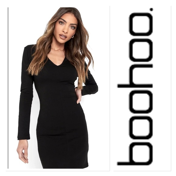 New Boohoo Bodycon Dress NWT - Picture 1 of 3